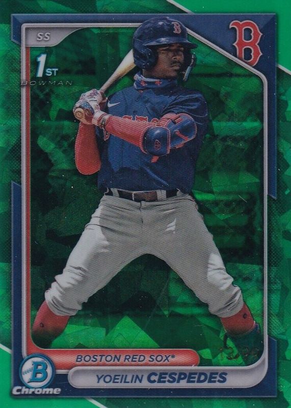 Yoeilin Cespedes 2024 Bowman Sapphire Edition #BCP-139 Green /99 (1st) PSA 10