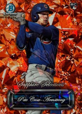 2024 Bowman Sapphire Edition #BSS-15 Sapphire Selections - Orange /25