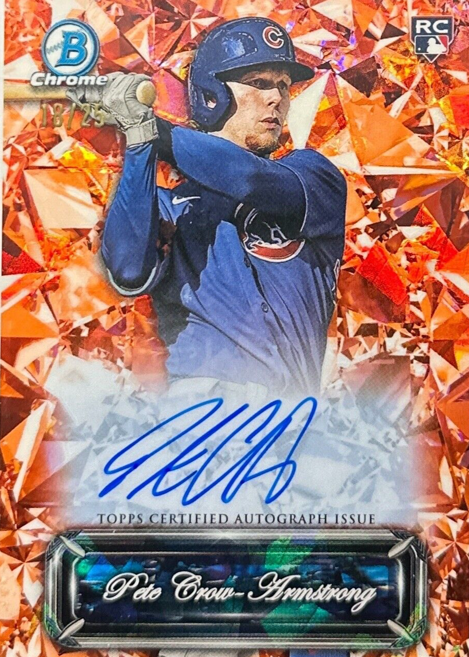 Pete Crow-Armstrong 2024 Bowman Sapphire Edition #SSA-PC Sapphire
