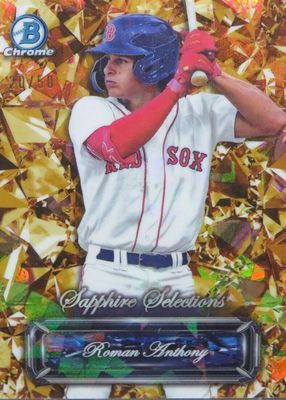 2024 Bowman Sapphire Edition #BSS-19 Sapphire Selections - Gold /50