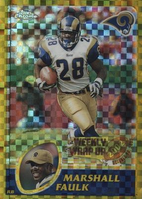2003 Topps Chrome #152 Weekly Wrap Up - Gold X-Fractor /101
