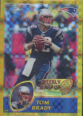 2003 Topps Chrome #148 Weekly Wrap Up - Gold X-Fractor /101