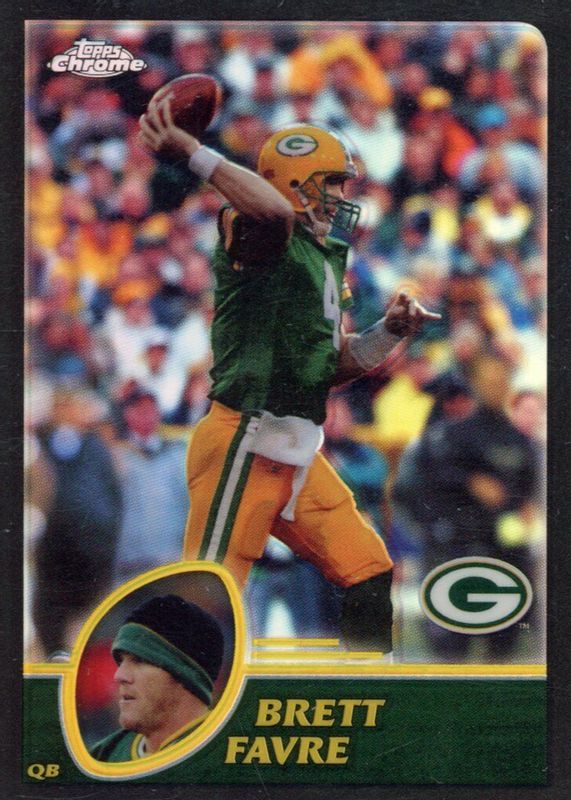 Brett Favre 2003 Topps Chrome #47 Black Refractor /599 SGC 10