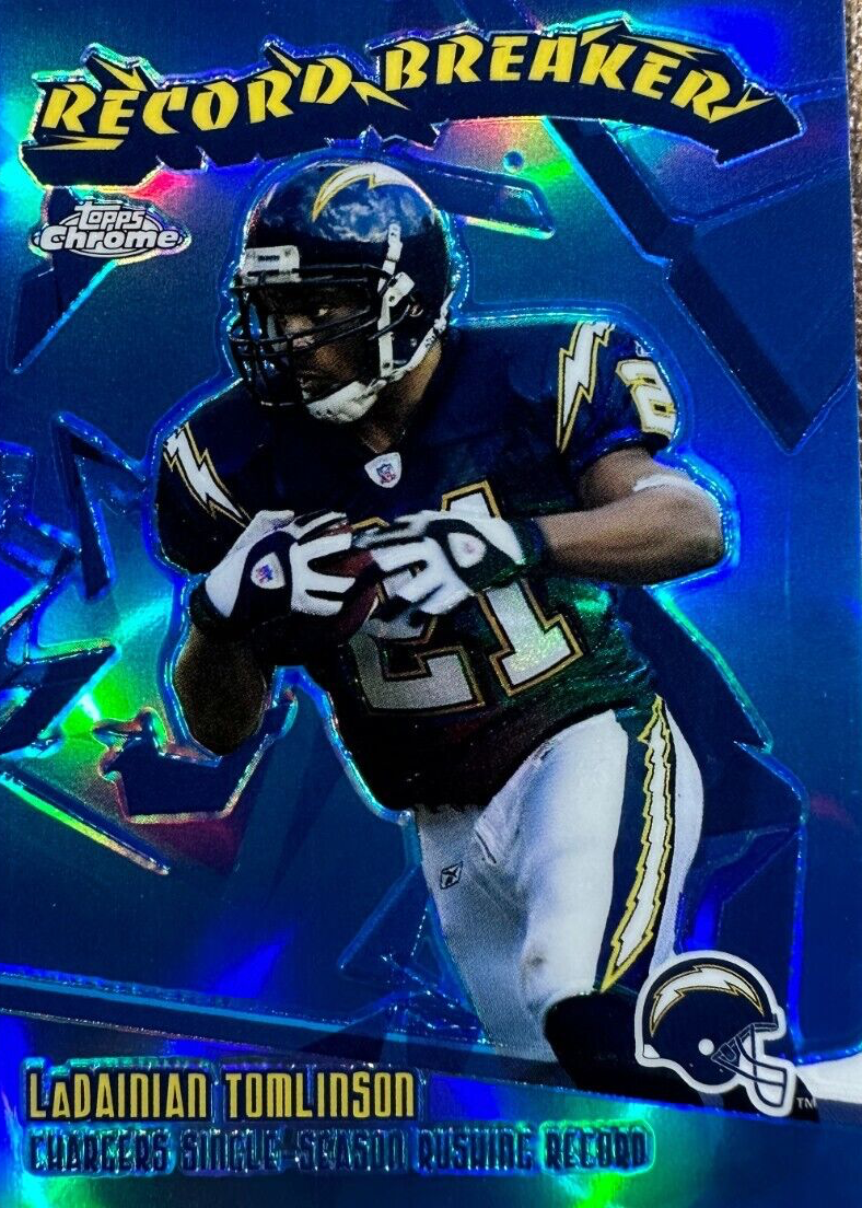 LaDainian Tomlinson 2003 Topps Chrome #RB16 Record Breakers