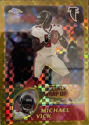2003 Topps Chrome #158 Weekly Wrap Up - Gold X-Fractor /101