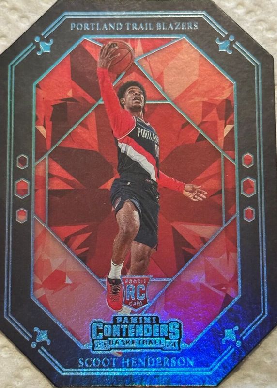 Scoot Henderson 2023 Contenders #11 Crown Jewels /(SSP) Rookie SGC 10