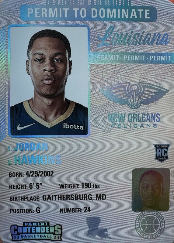 2023 Contenders #6 Permit to Dominate /(SSP)