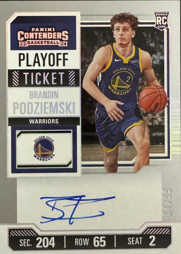 Brandin Podziemski Basketball Cards Price Guide - Sports Card Investor