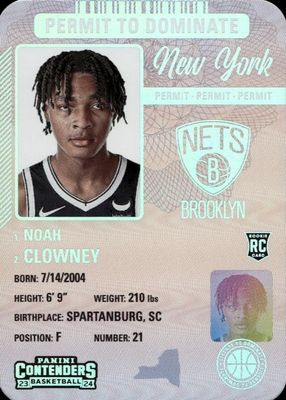 2023 Contenders #21 Permit to Dominate /(SSP)