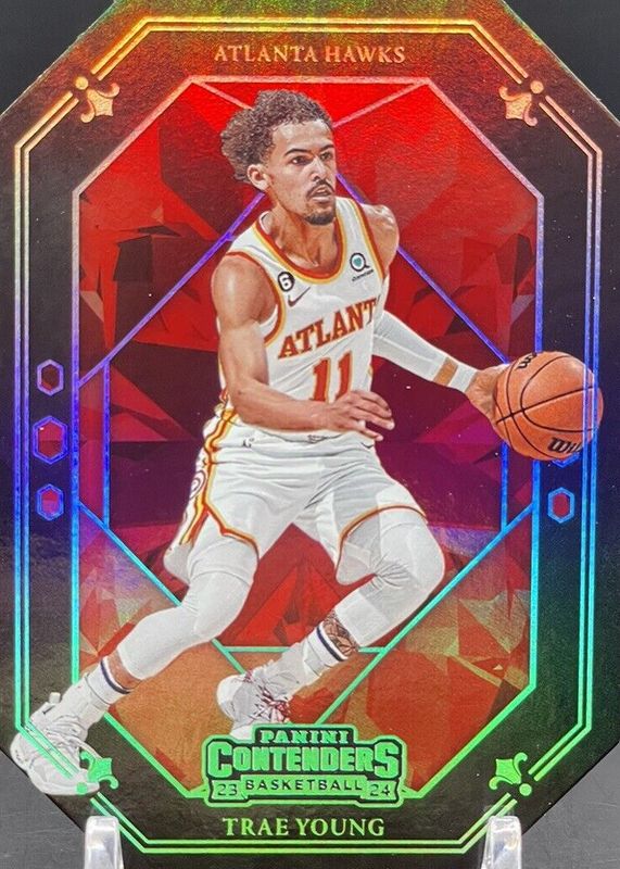 Trae Young 2023 Contenders #7 Crown Jewels /(SSP) RAW
