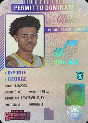 2023 Contenders #2 Permit to Dominate /(SSP)