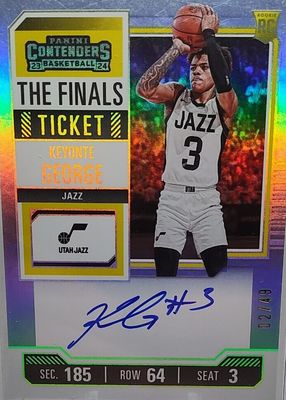 2023 Contenders #144 Rookie Ticket Auto - The Finals Ticket /49