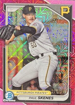 2024 Bowman Mega Box #BCP-125 Chrome Prospects - Fuchsia Refractor /299