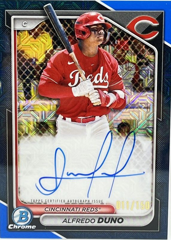 2024 Bowman Mega Box #BMA-AD Chrome Prospect Auto - Blue Refractor /150