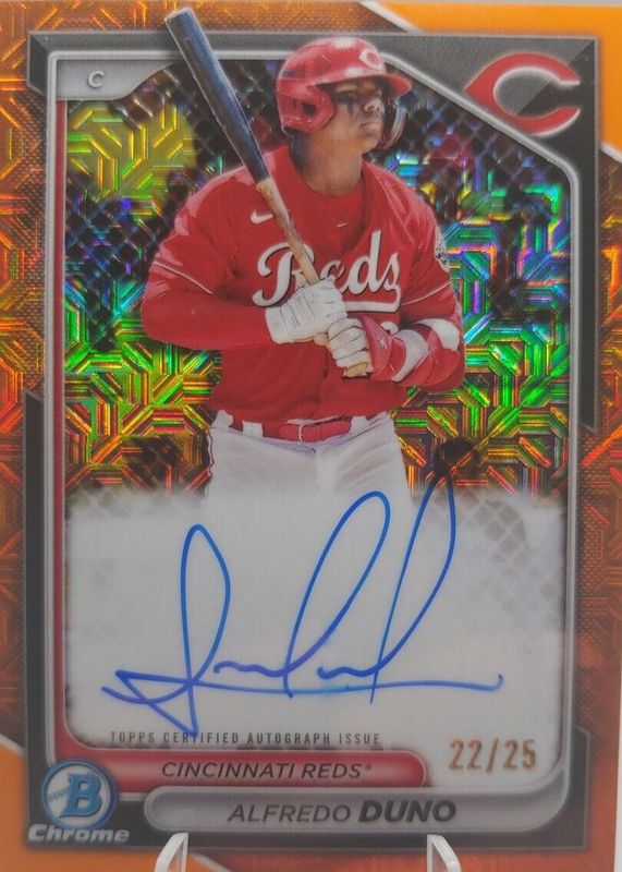 2024 Bowman Mega Box #BMA-AD Chrome Prospect Auto - Orange Refractor /25