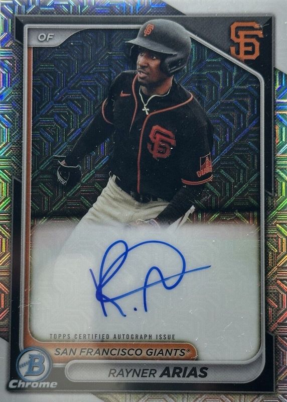 2024 Bowman Mega Box #BMA-RA Chrome Prospect Auto