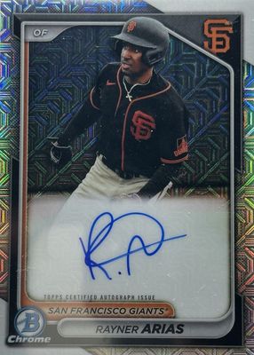 2024 Bowman Mega Box #BMA-RA Chrome Prospect Auto