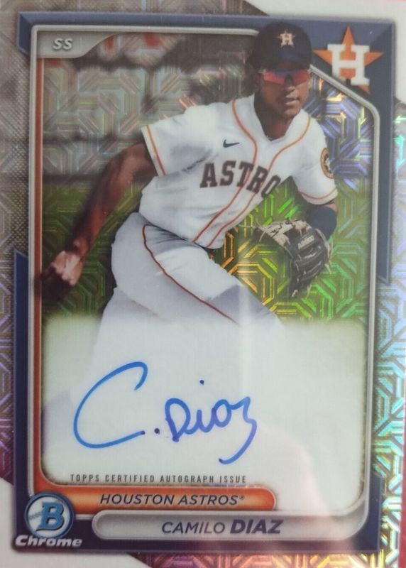 2024 Bowman Mega Box #BMA-CDI Chrome Prospect Auto