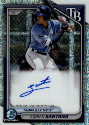 2024 Bowman Mega Box #BMA-AS Chrome Prospect Auto