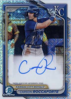 2024 Bowman Mega Box #BMA-CR Chrome Prospect Auto