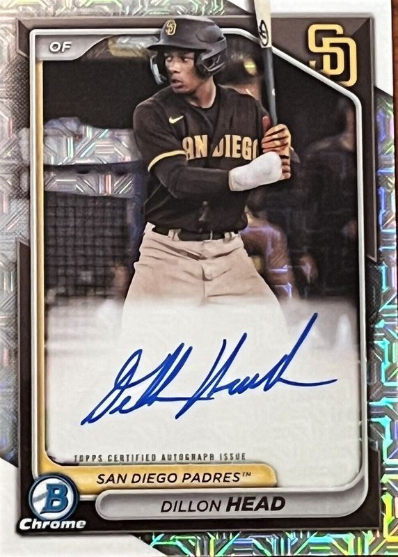 2024 Bowman Mega Box #BMA-DH Chrome Prospect Auto