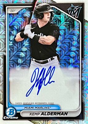 2024 Bowman Mega Box #BMA-KA Chrome Prospect Auto