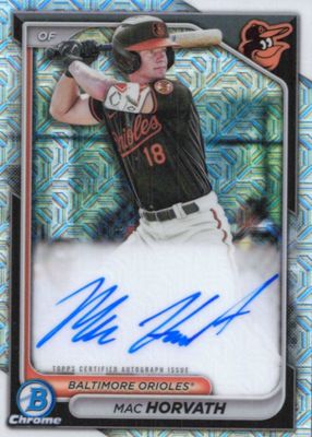 2024 Bowman Mega Box #BMA-MH Chrome Prospect Auto