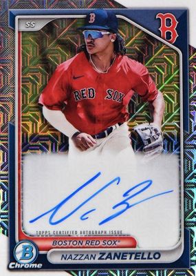 2024 Bowman Mega Box #BMA-NZ Chrome Prospect Auto