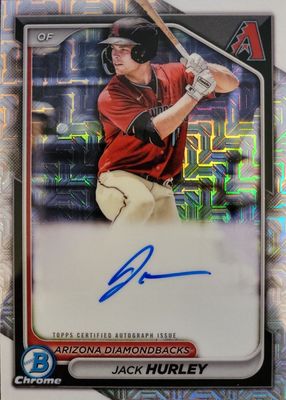 2024 Bowman Mega Box #BMA-JHU Chrome Prospect Auto