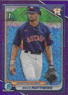 2024 Bowman Mega Box #BCP-69 Chrome Prospects - Purple Refractor /250 (1st)