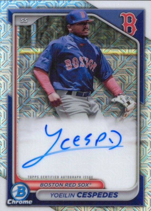 Yoeilin Cespedes 2024 Bowman Mega Box #BMA-YC Chrome Prospect Auto PSA 10