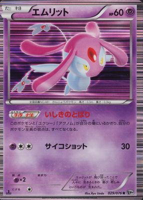 2013 Japanese Black & White: Megalo Cannon #029/076 1st Edition Holo