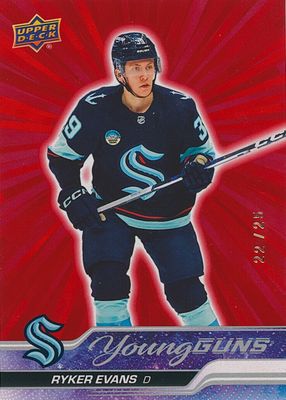 2023 Upper Deck Extended Series #726 Young Guns - Outburst Red /25