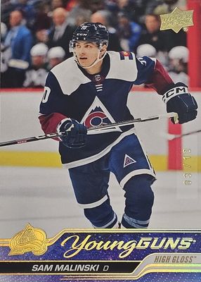 2023 Upper Deck Extended Series #716 Young Guns - UD High Gloss /10