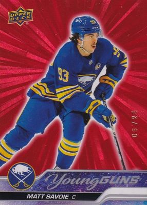2023 Upper Deck Extended Series #729 Young Guns - Outburst Red /25