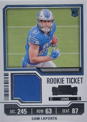 2023 Contenders #TS30 Rookie Ticket Swatches