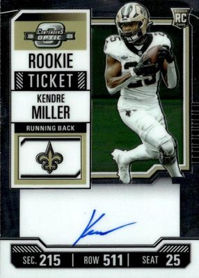 2023 Contenders #122 Rookie Ticket Auto