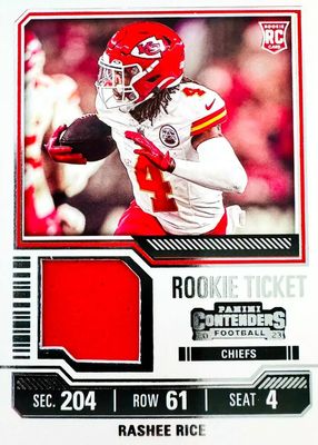 2023 Contenders #TS28 Rookie Ticket Swatches