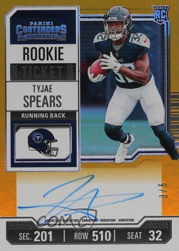 2023 Contenders #137 Rookie Ticket Auto Variation - Goal Line Ticket /5