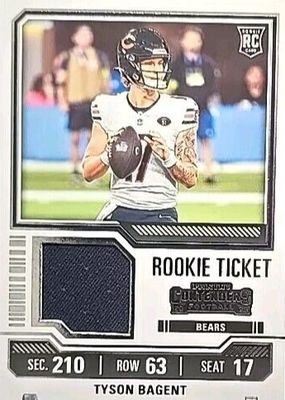 2023 Contenders #TS34 Rookie Ticket Swatches