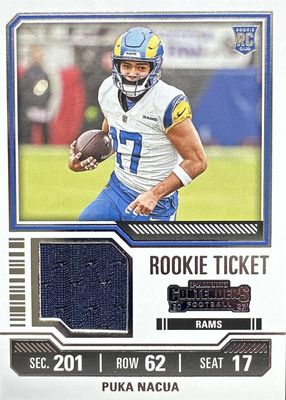2023 Contenders #TS13 Rookie Ticket Swatches