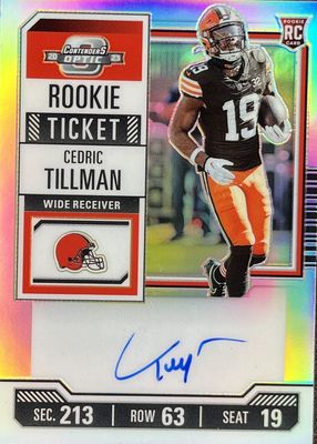 2023 Contenders #104 Rookie Ticket Auto