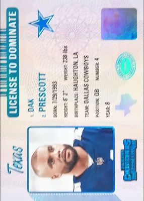 2023 Contenders #1 License to Dominate /(SSP)