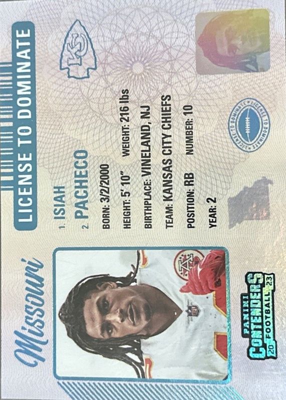 2023 Contenders #15 License to Dominate /(SSP)