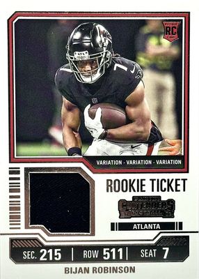 2023 Contenders #TS4V Rookie Ticket Swatches Variation
