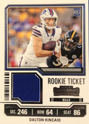 2023 Contenders #TS7 Rookie Ticket Swatches