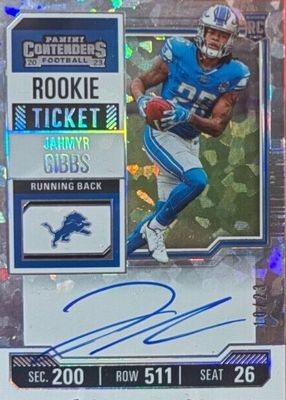 2023 Contenders #112 Rookie Ticket Auto - Cracked Ice Ticket /23