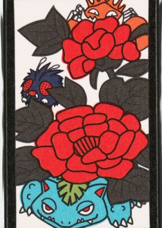 Kingler/Venonat/Venusaur 2013 Japanese Hanafuda Kanto June SGC 9