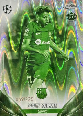 2023 Topps Chrome UEFA Club Competitions #64 Night Vision RayWave Refractor /225