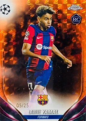 2023 Topps Chrome UEFA Club Competitions #64 Orange Refractor /25